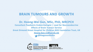 Paediatric endocrinology preceptorship 2 – Brain tumours and growth
